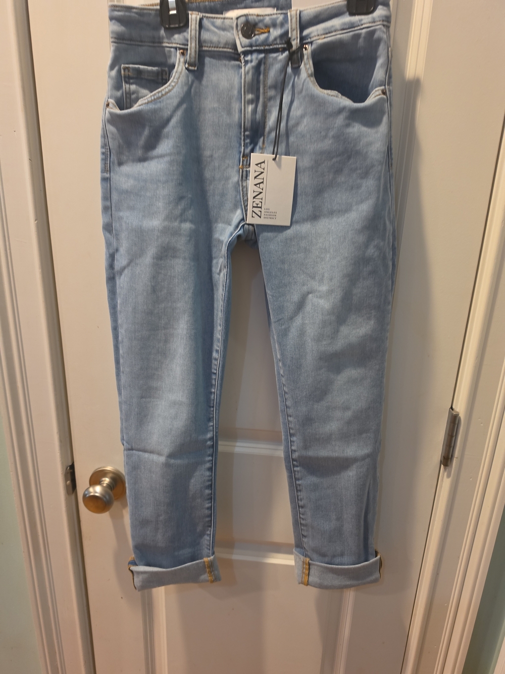 Zenana Outfitters Light Blue Boyfriend Jeans